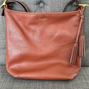 Coach Legacy Duffle Shoulder Bag 19889 Cognac